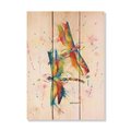 Wile E. Wood Wile E. Wood DBRDC-1115 11 x 15 in. Bartholets Rainbow Dragonflies Courtship Wood Art DBRDC-1115